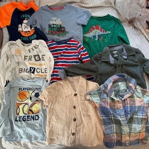 Big bundle set baby toddler boy shirts